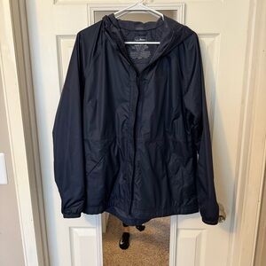 L.L. Bean Women's Packable Navy Jacket